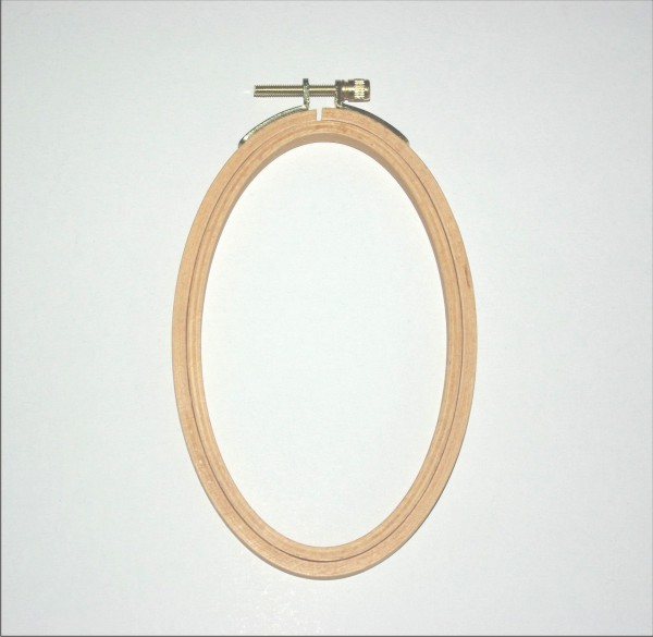 Gherghef oval 9 cm/15 cm