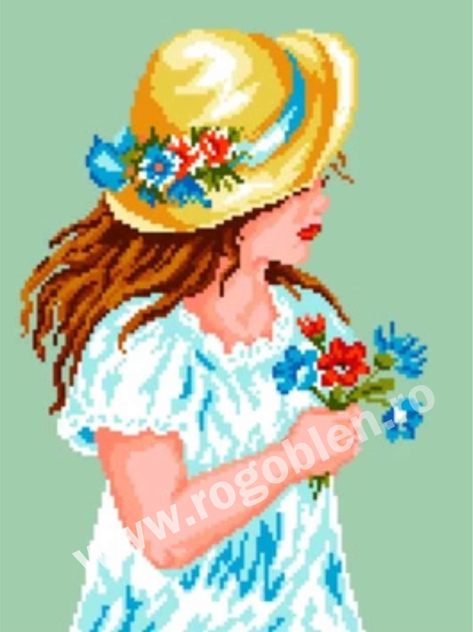 ДЕВУШКА В ЖЁЛТОЙ ШЛЯПКЕ