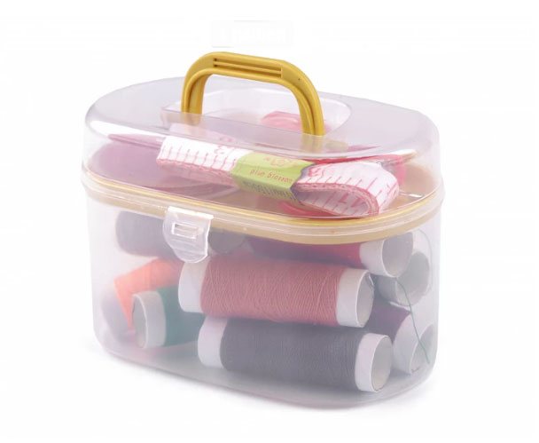 Trusa de cusut tip gentuta galbena