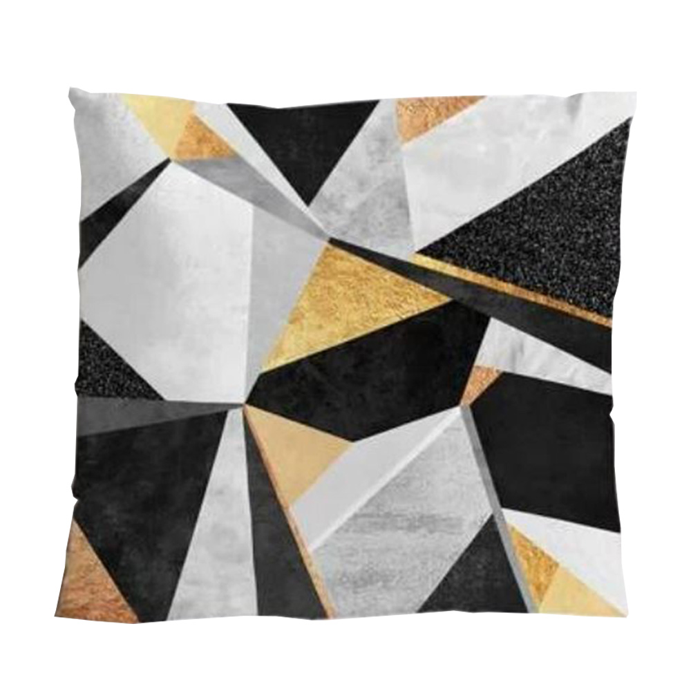 Fata de perna decorativa negru auriu 