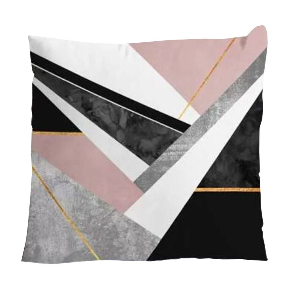 Fata de perna decorativa negru roz