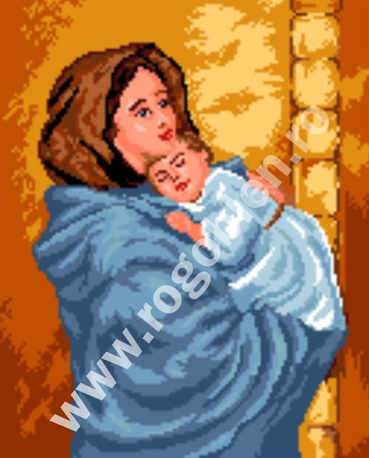 Maica Domnului cu prunc la piept