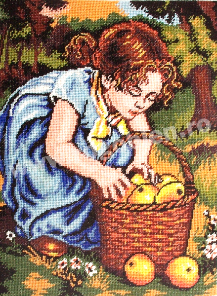 СОБИРАЮЩАЯ ЯБЛОКИ