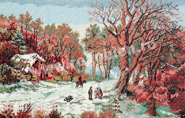 Iarna la marginea satului