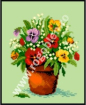 Goblen - Primavera in vaso